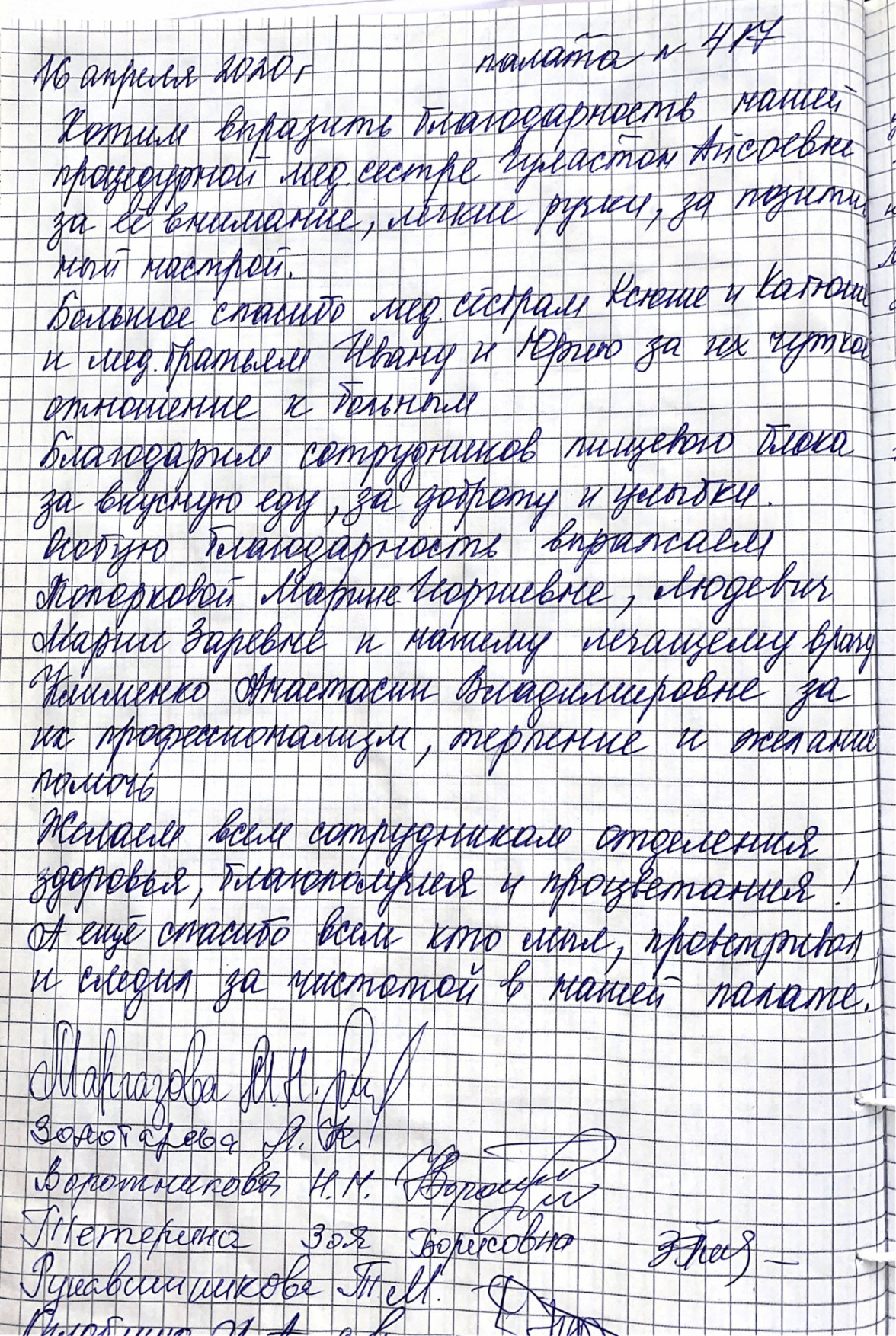 Желаем всем сотрудникам отделения здоровья, благополучия и процветания!